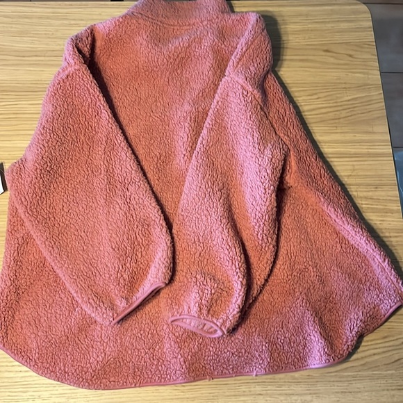 Old Navy Women’s 1/2 Sherpa Top. 3X.Dusty Rose. - Picture 6 of 6